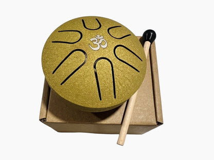 Rain Drum Steel Tongue Drum Hand Drum for Yoga Mind Meditation Gift 3 in / 6 IN