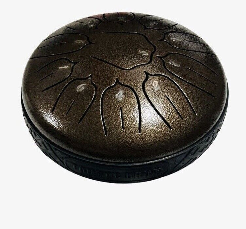 Rain Drum Steel Tongue Drum Hand Drum for Yoga Mind Meditation Gift 3 in / 6 IN