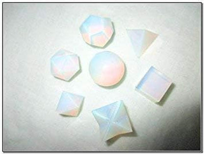 Positive Energy Set, Crystal Cleansing, Opalite Stone, Chakras Stones, Good Luck Decor, Feng Shui, Geometry Stone Set, Chakra Stones, Prosperity Wealth