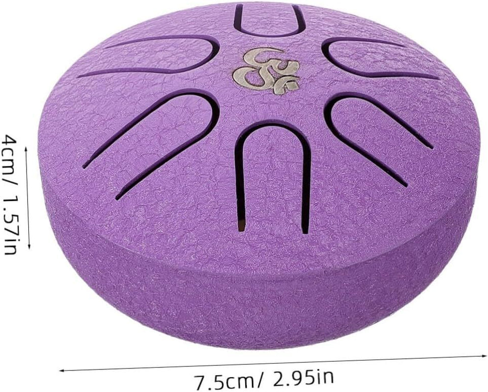 Rain Drum Steel Tongue Drum Hand Drum for Yoga Mind Meditation Gift 3 in / 6 IN