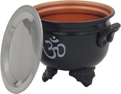 Large Metal Charcoal Incense Burner (OM)