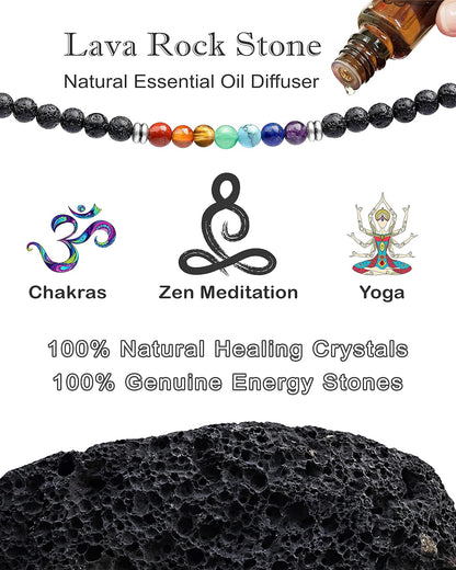 Multi-Purpose Chakra Jewelry for Women/Men, Necklaces and Bracelets, Meditation,Calmness, Anxiety Relief Items