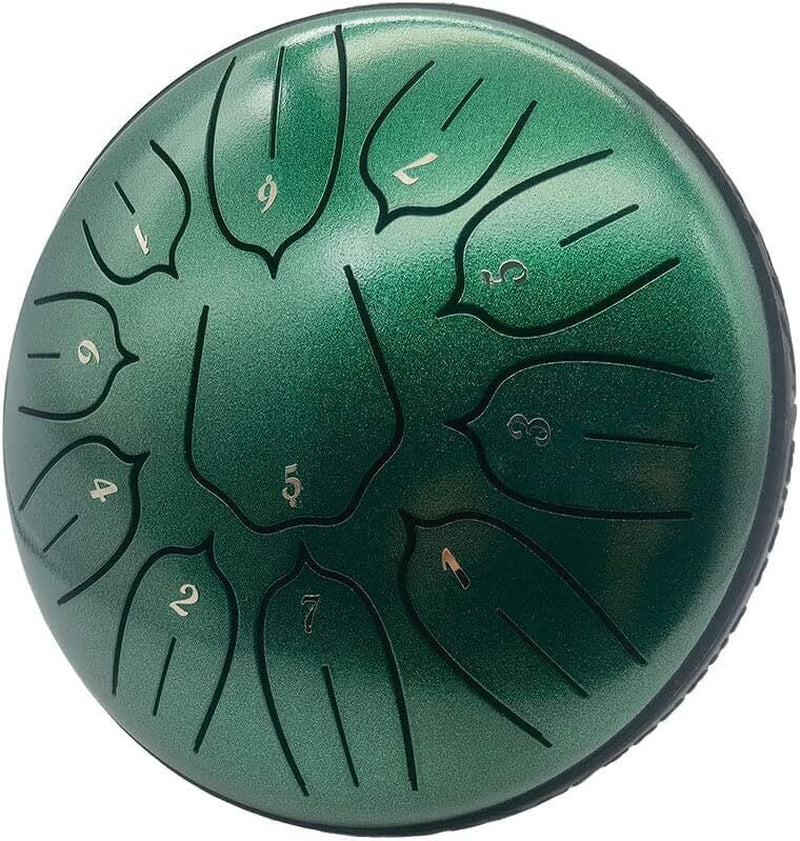 Rain Drum Steel Tongue Drum Hand Drum for Yoga Mind Meditation Gift 3 in / 6 IN