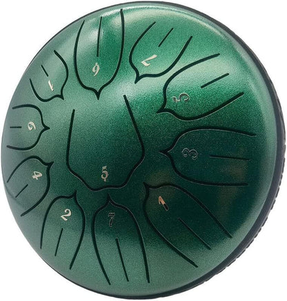 Rain Drum Steel Tongue Drum Hand Drum for Yoga Mind Meditation Gift 3 in / 6 IN