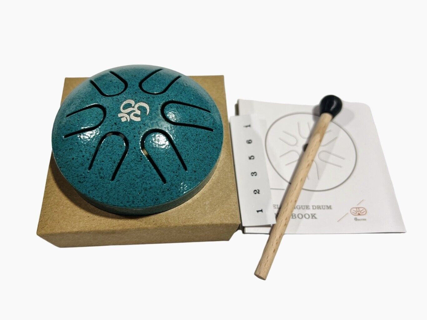 Rain Drum Steel Tongue Drum Hand Drum for Yoga Mind Meditation Gift 3 in / 6 IN